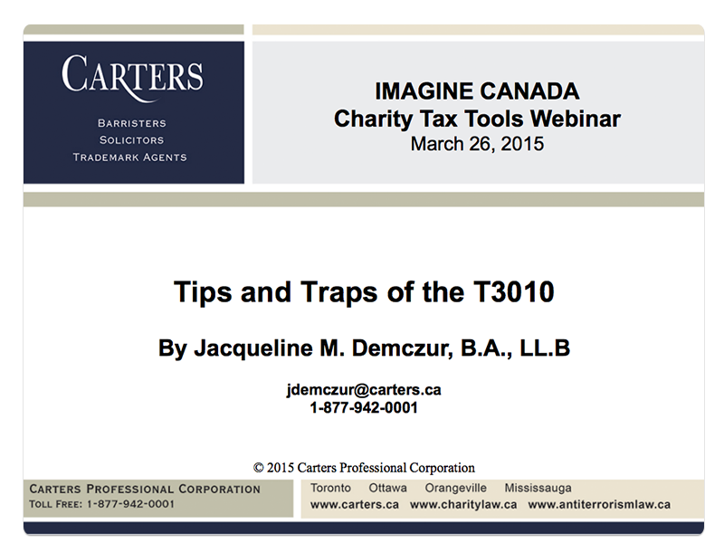 Tips and Traps Title Slide 
