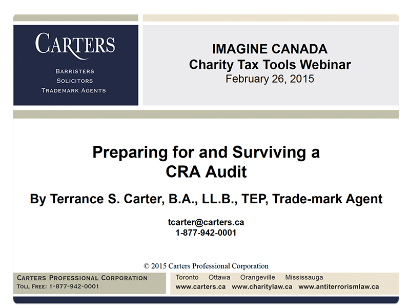 Surviving CRA Audit 