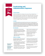 Fundraising and Administrative Expenses